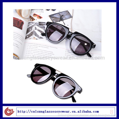 free custom logo round shape vintage sunglasses